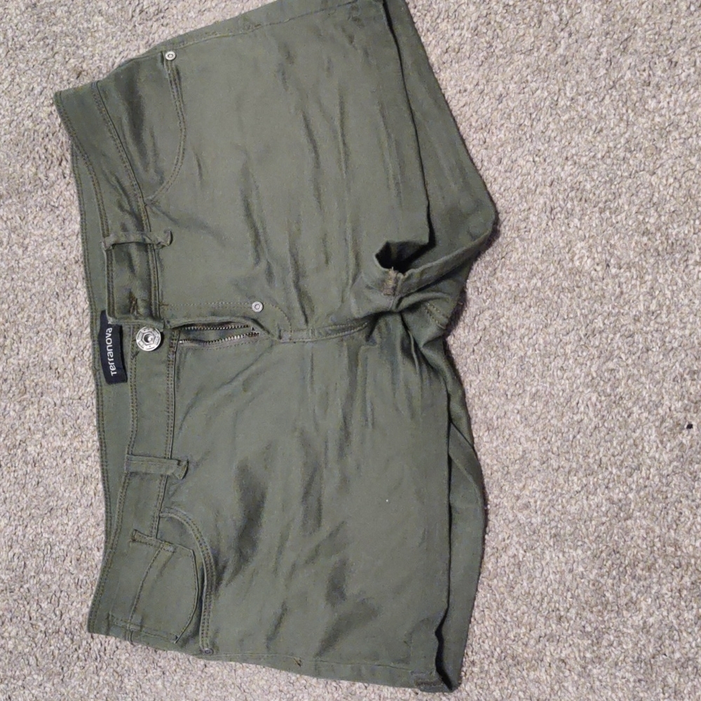 Green shorts